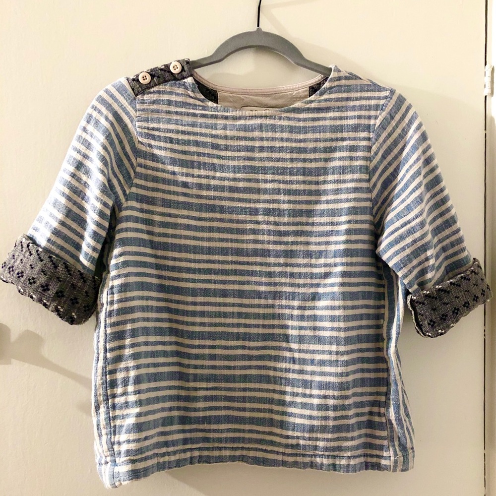 Ace & Jig Dockside Top in Railroad S